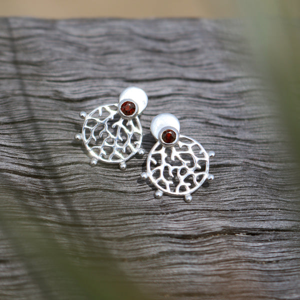 BoldB Earrings - Roseni Silver Studs