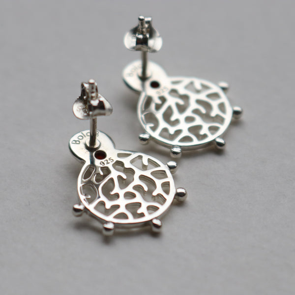 BoldB Earrings - Roseni Silver Studs