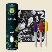 Colouring & Doodle Mini Mat - Glow in the Deep
