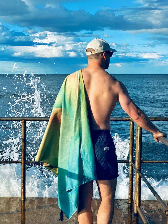Australia Scape Microfibre Towel - Shark Bay