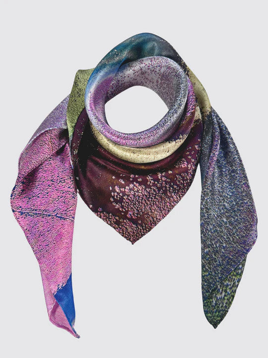 Australia Scape 100% Silk Scarf - Roebuck Bay