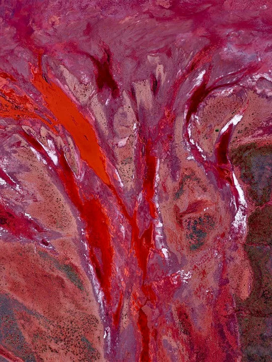 Australia Scape 100% Silk Scarf - Karratha