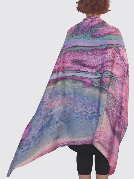 Australia Scape 100% Silk Scarf - Port Hedland