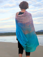 Australia Scape 100% Silk Scarf - Broome