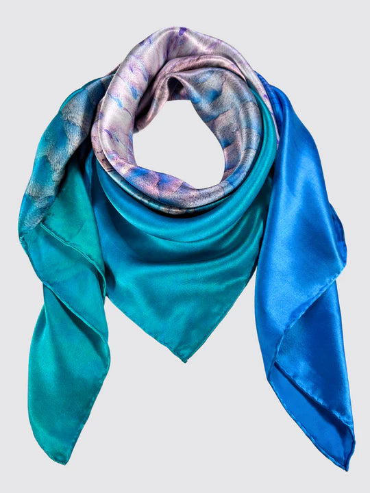 Australia Scape 100% Silk Scarf - Broome