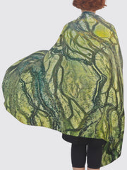 Australia Scape 100% Silk Scarf - Diamantina River