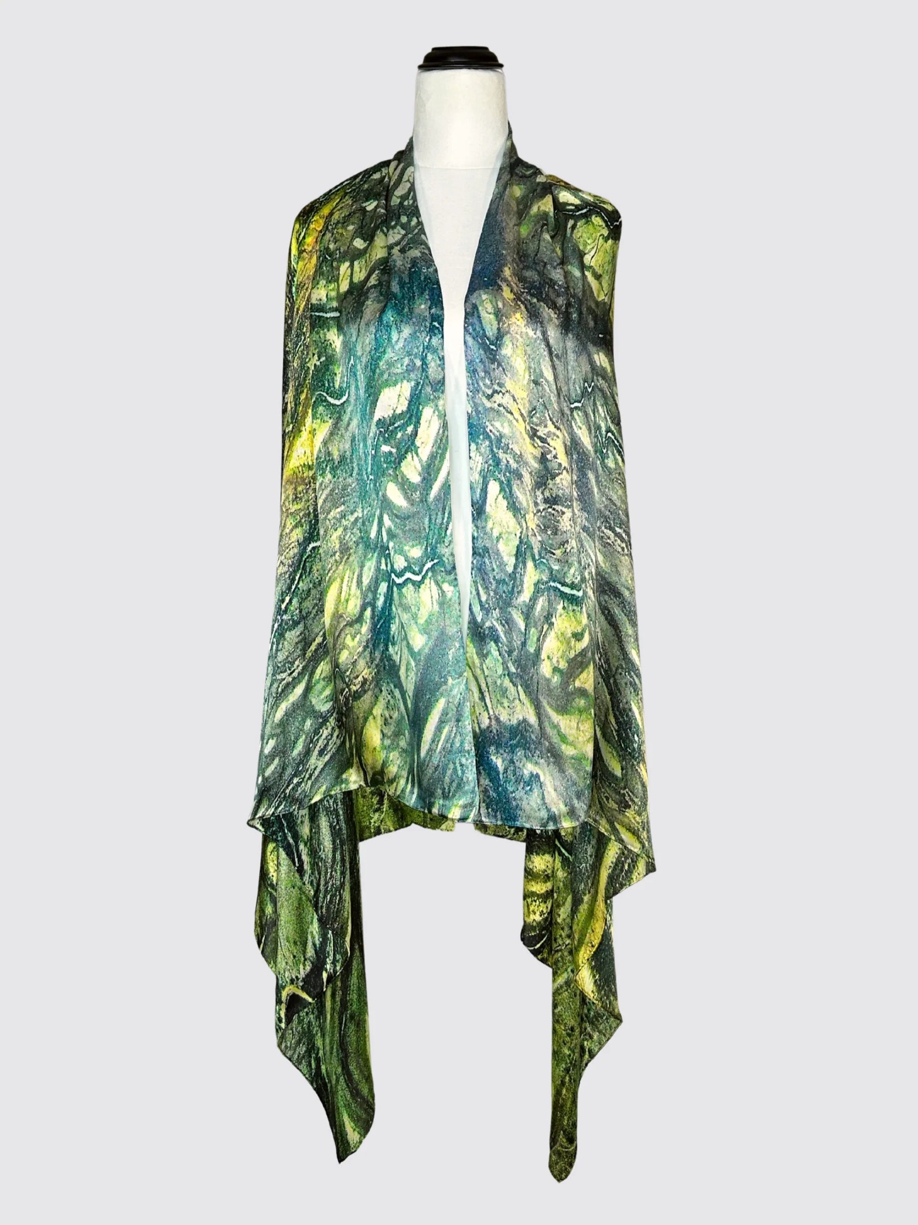 Australia Scape 100% Silk Scarf - Diamantina River