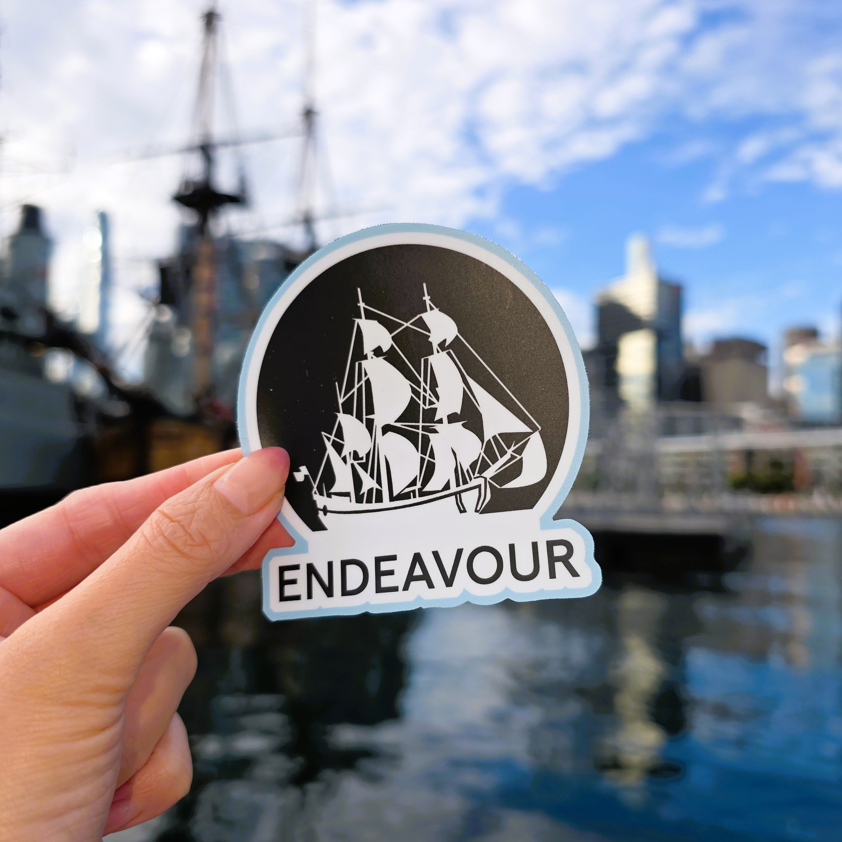 Endeavour Vinyl Sticker