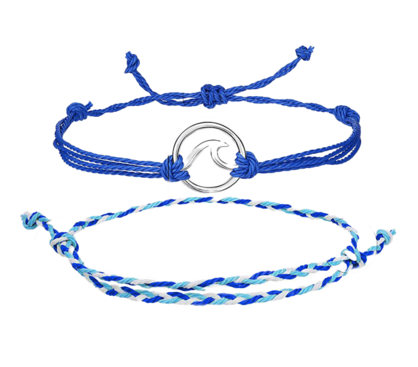 Ocean to Outback Bracelet String Round Wave Blue