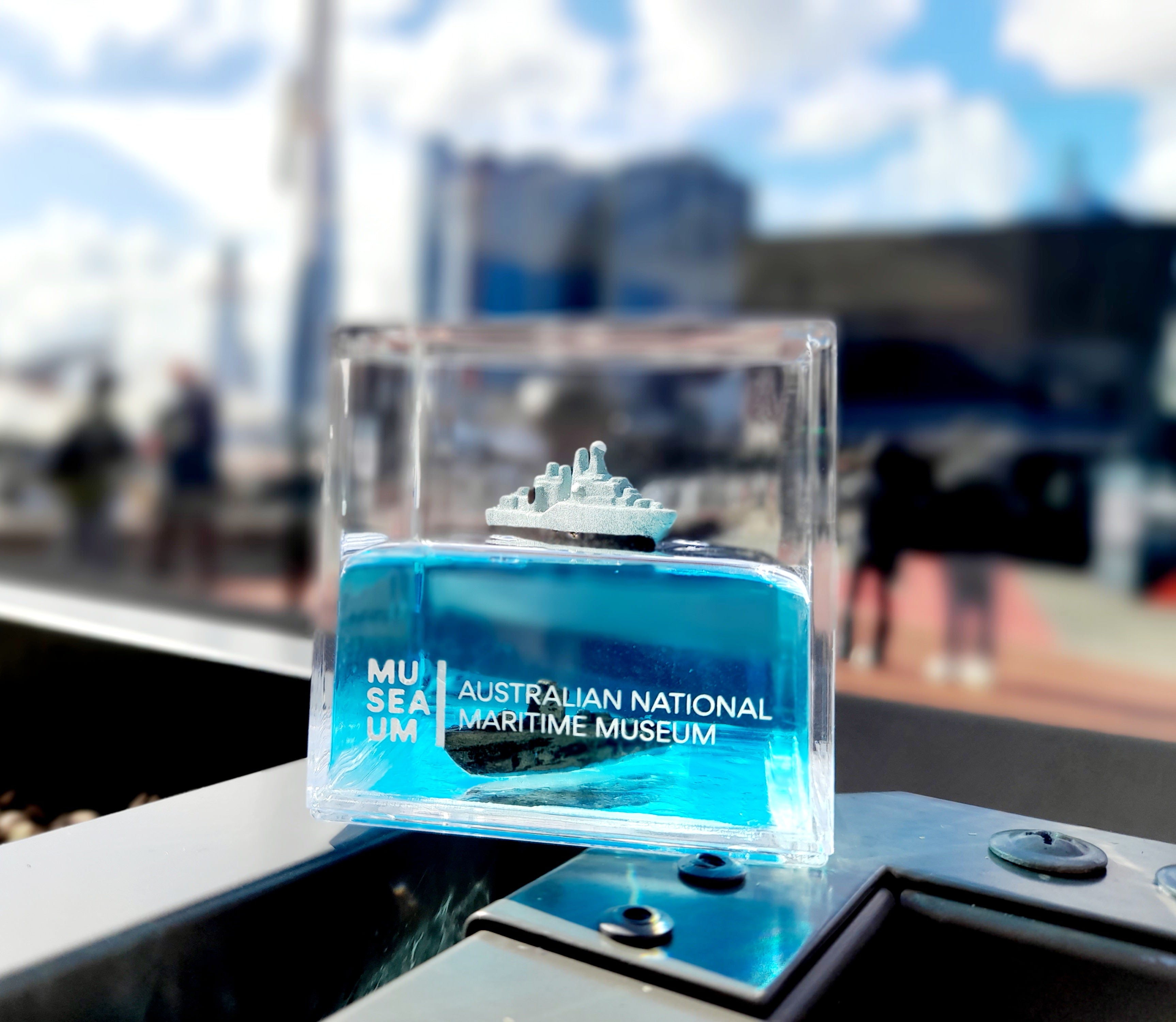 Water Cube Paperweight - HMAS Vampire & HMAS Onslow
