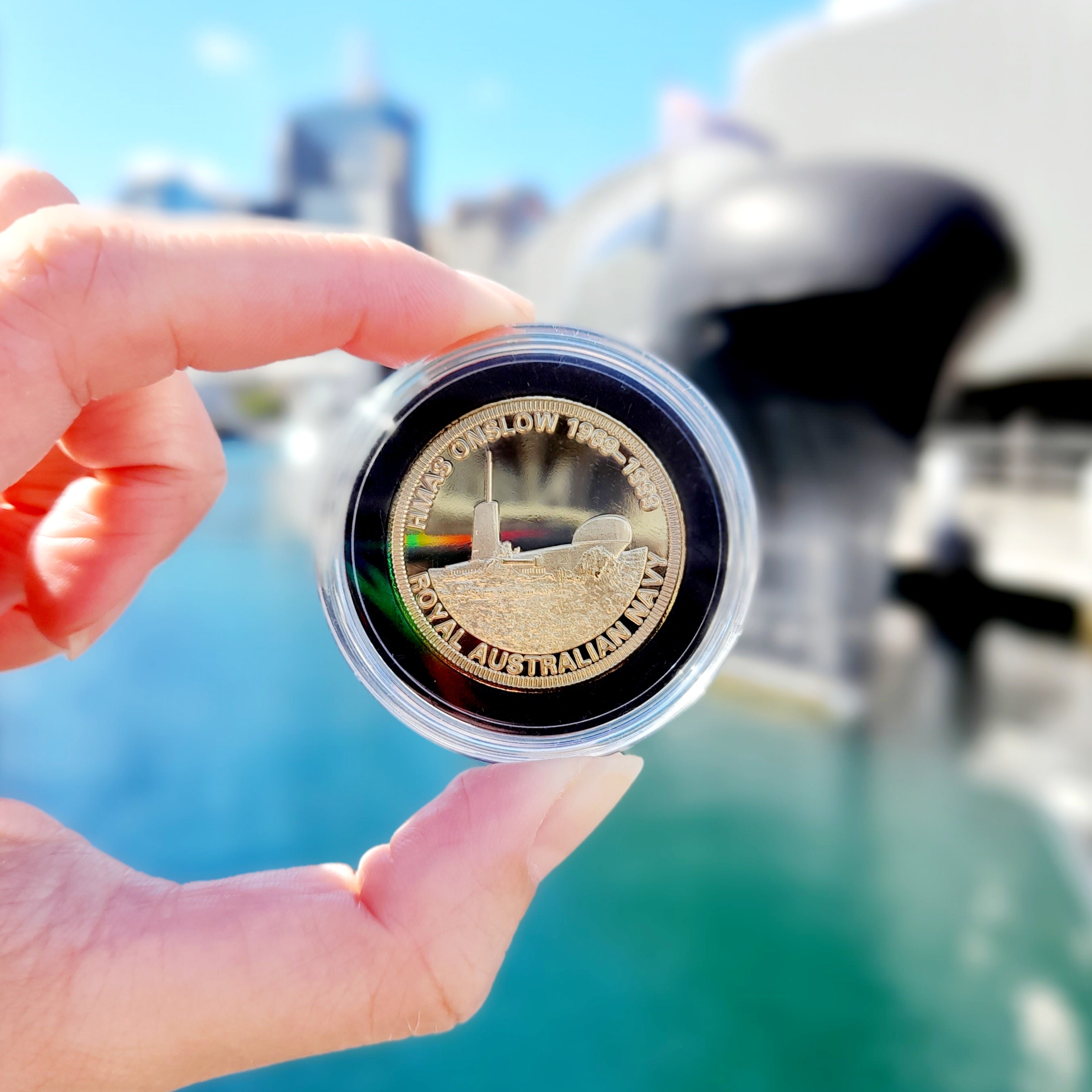 HMAS Onslow Submarine - Museum Souvenir Coin