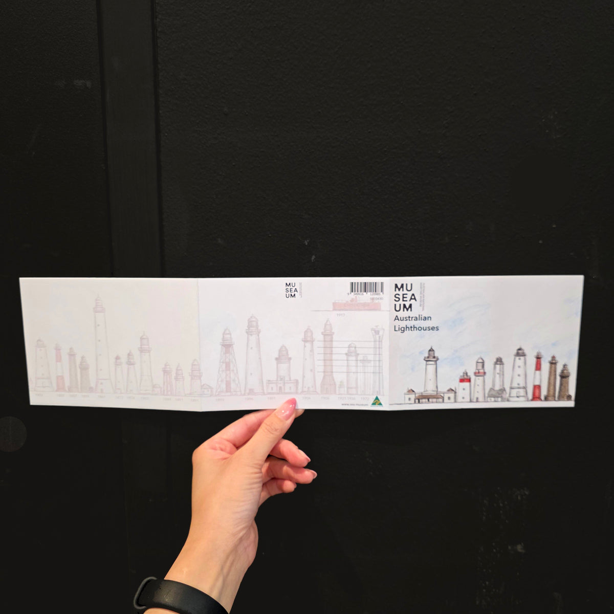 Tri-Fold Postcard - Australian Lighthouses