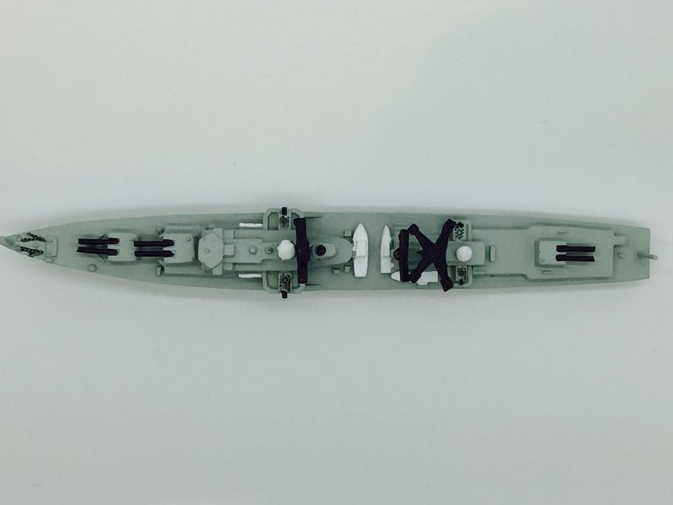 HMAS Vampire Model