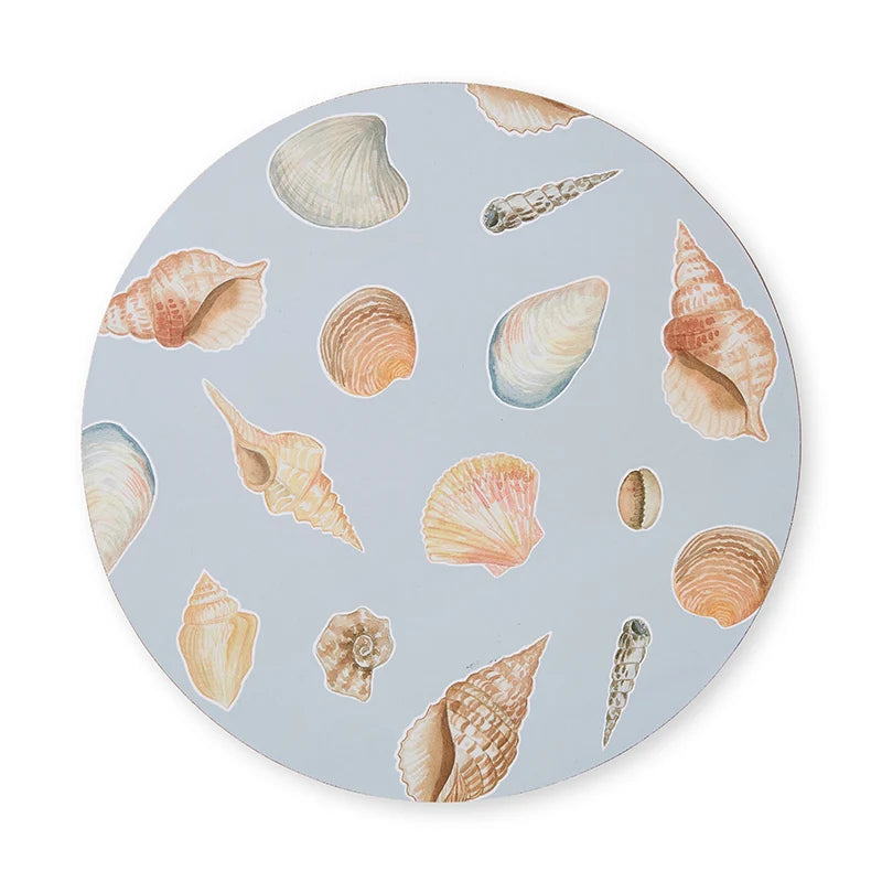 Shelly Beach Round Placemat Set 4