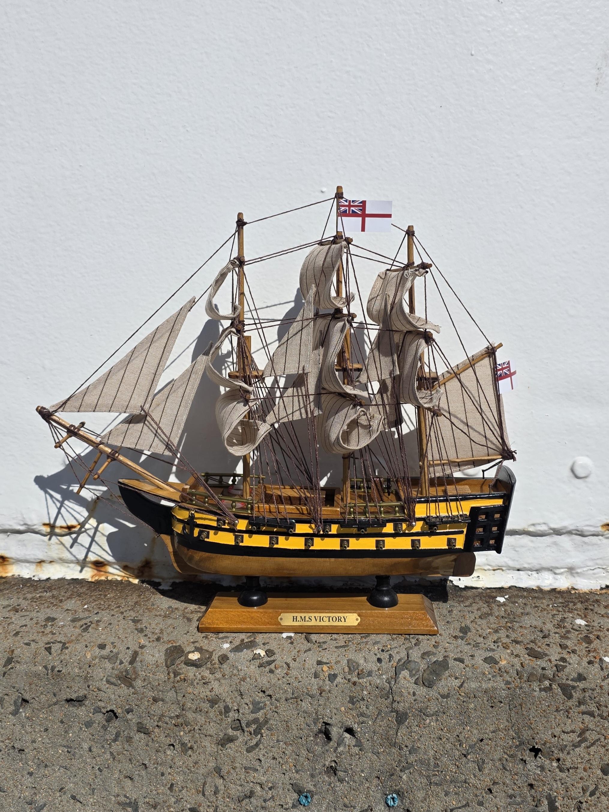 HMs Victory - 33cm Wooden Model