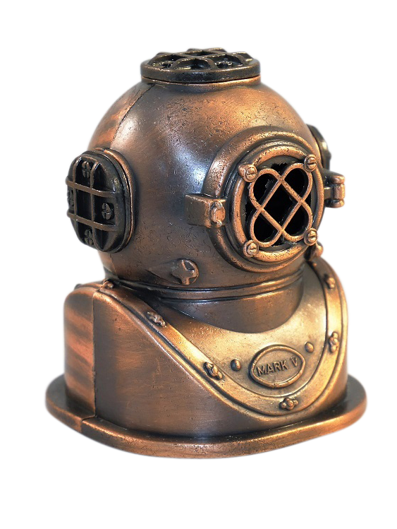 Die Cast Pencil Sharpener - Diver's Helmet