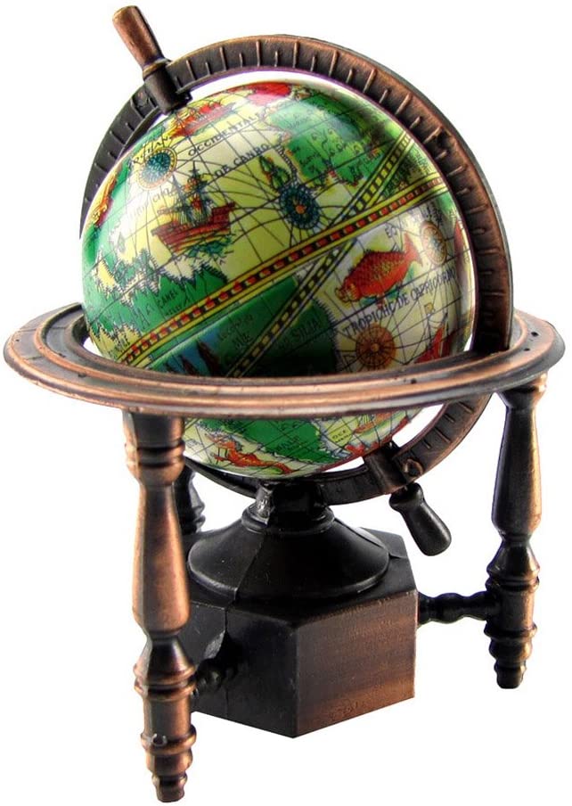Die Cast Pencil Sharpener - Vintage World Globe