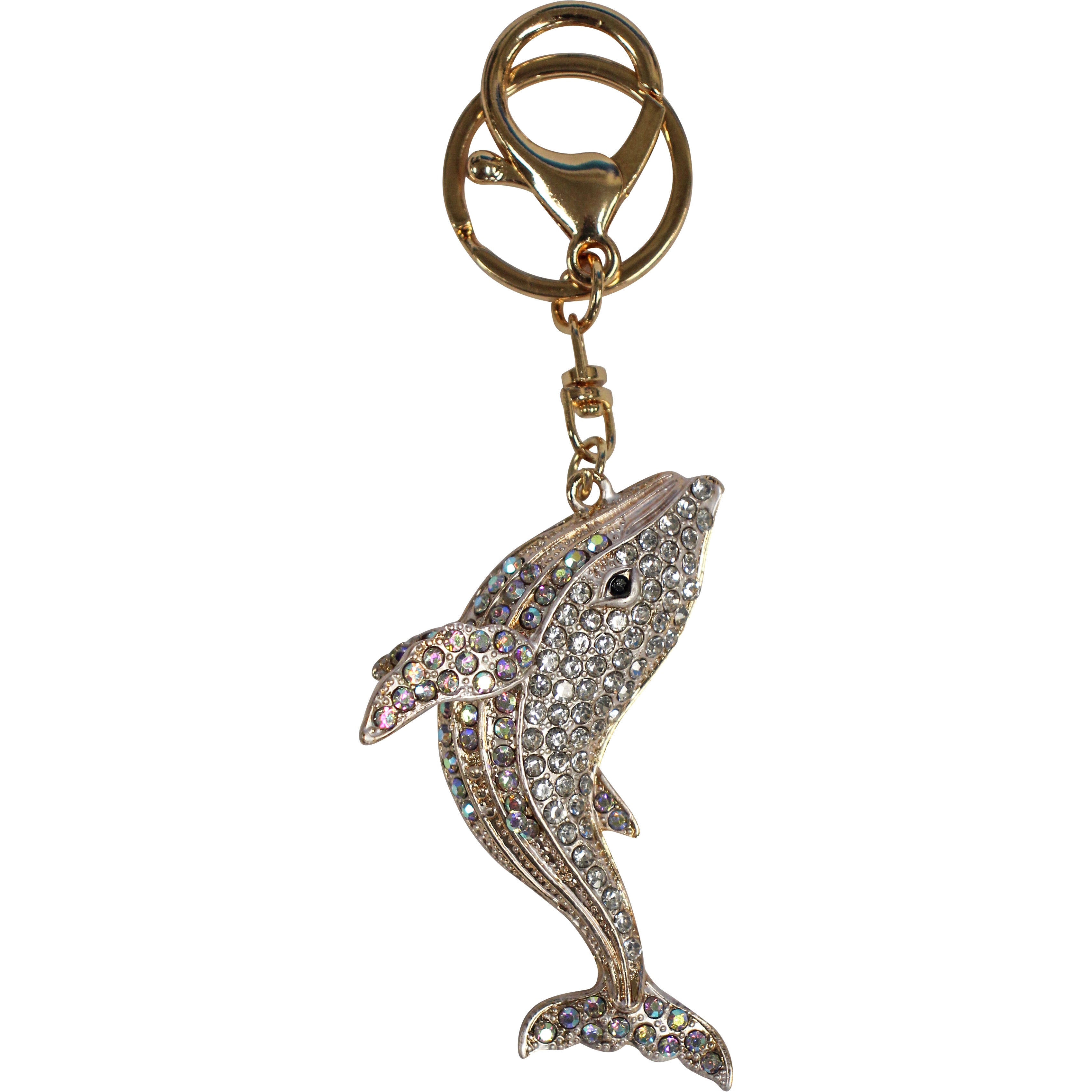 Keyring - Whale Silver