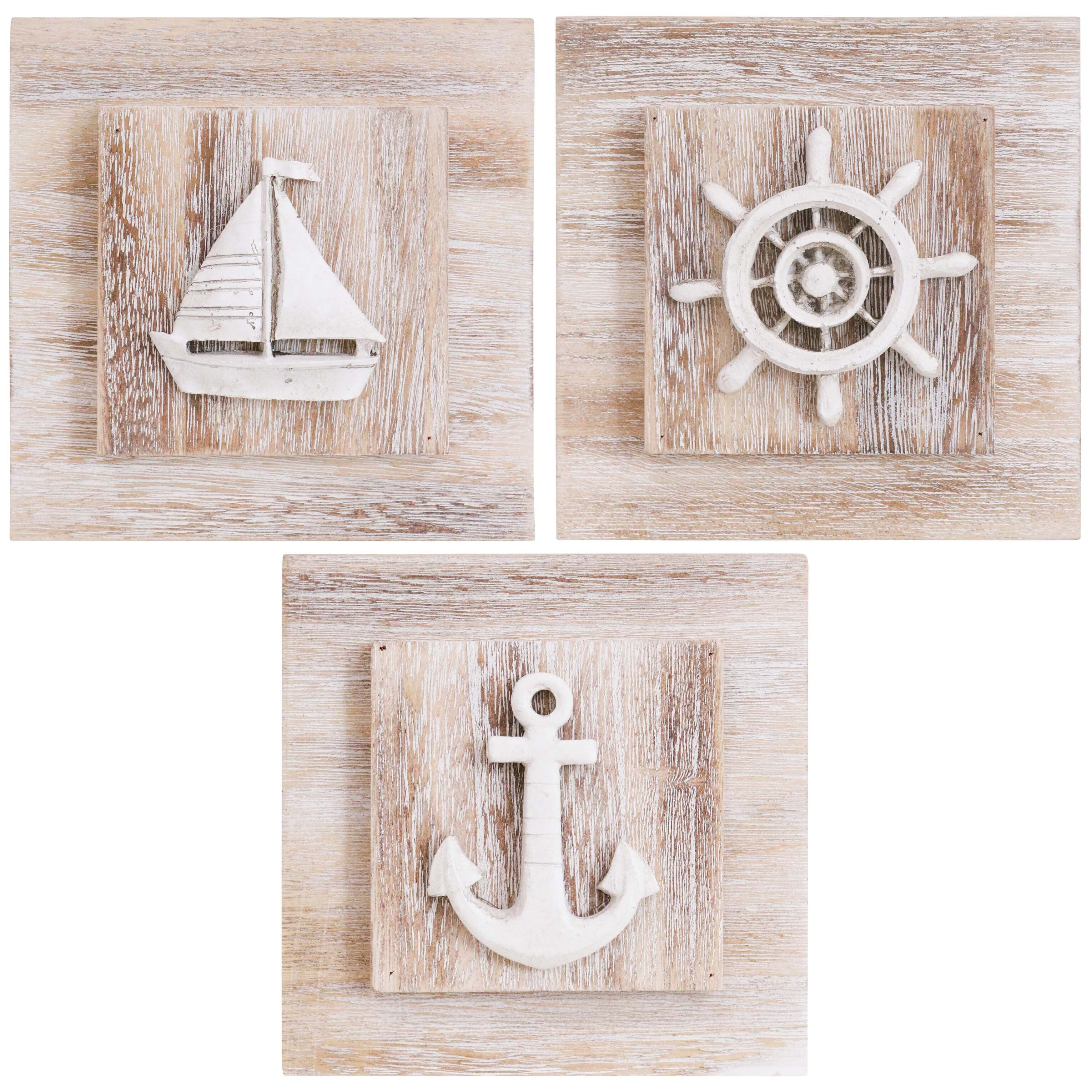Wall Art Natural - Ships Wheel