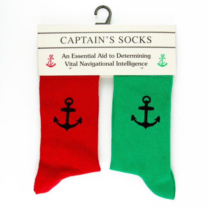 Port & Starboard Anchor Socks - Red/Green
