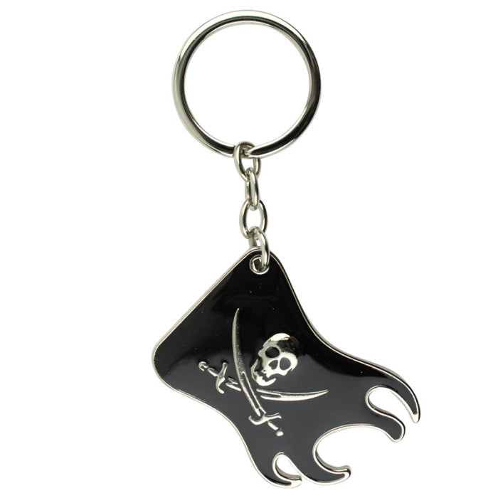 Keyring - Pirate Flag & Opener
