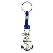Keyring - Anchor Small Blue