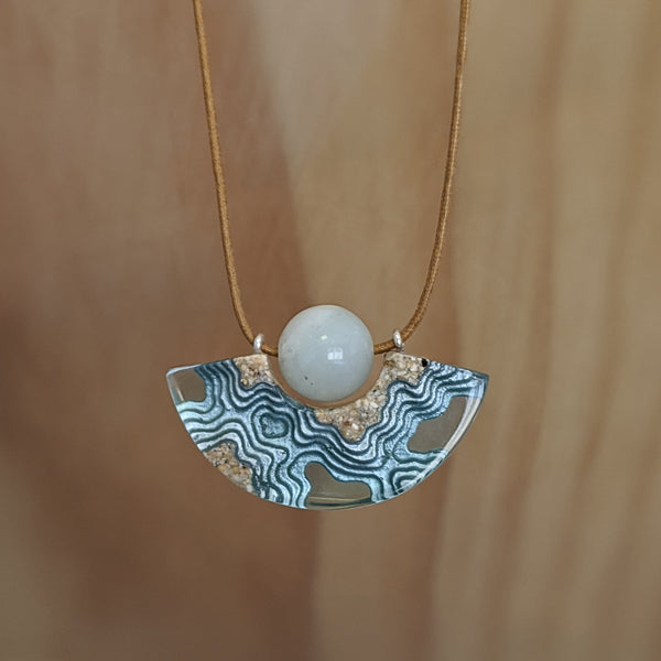 Bold B Necklace - Reef Aqua