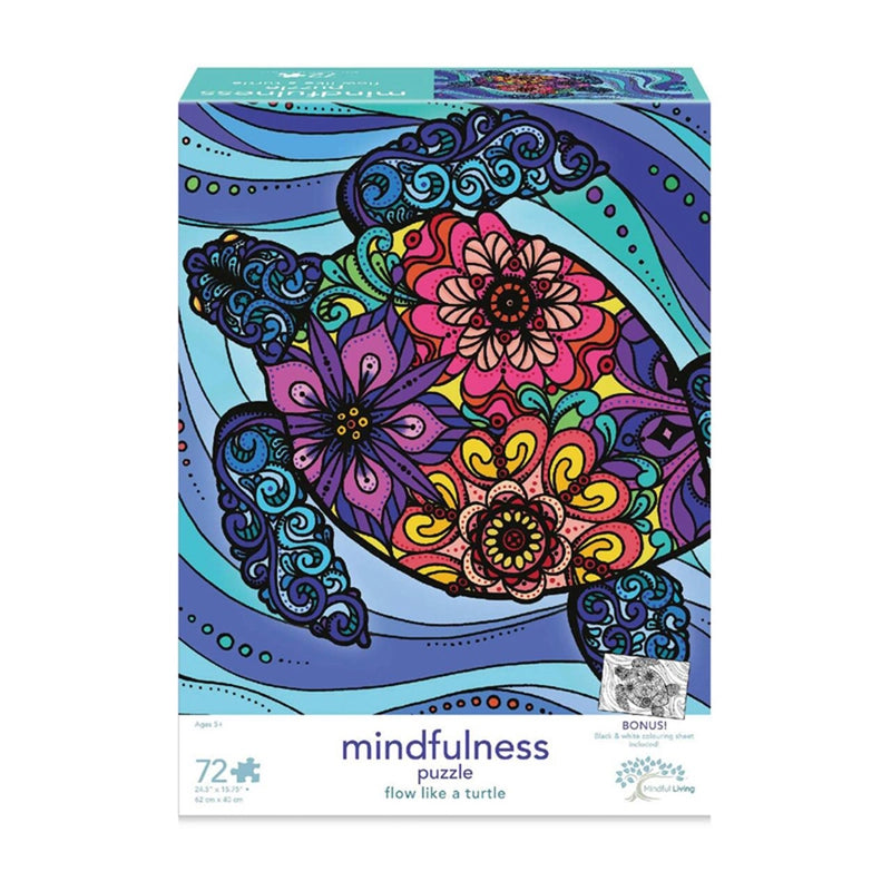 Flow Like a Turtle - 72 Piece Mindfulness Puzzle
