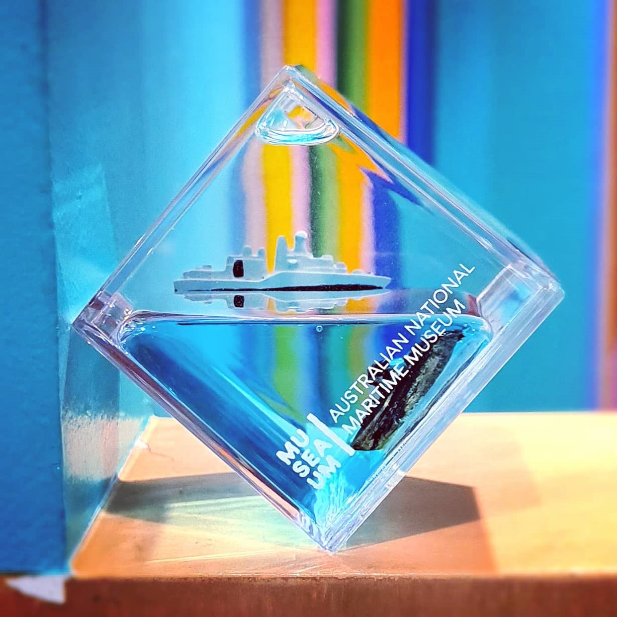 Water Cube Paperweight - HMAS Vampire & HMAS Onslow
