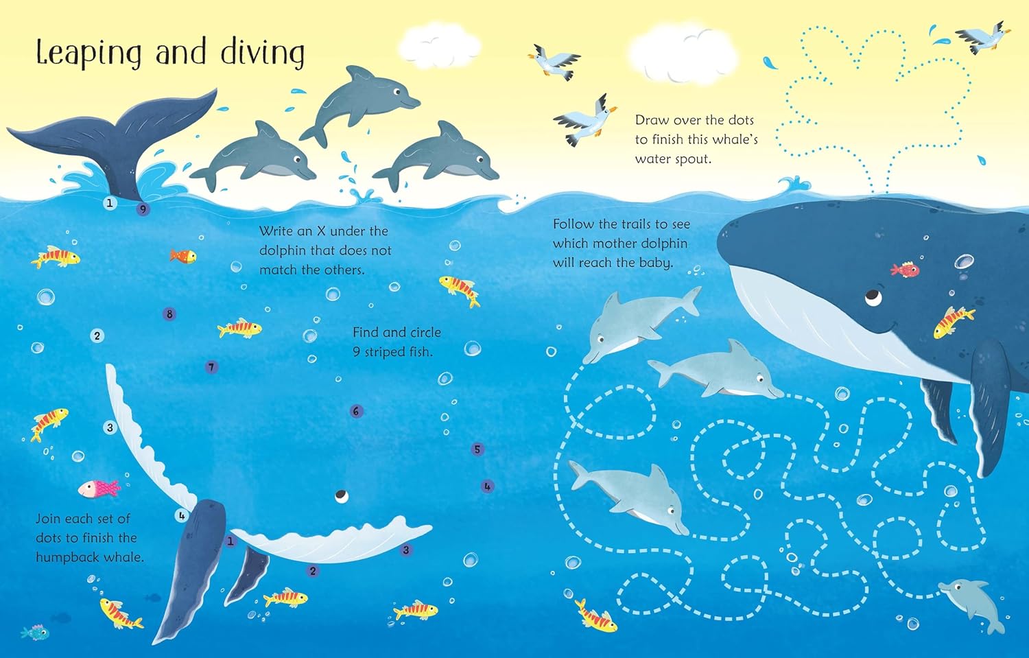 Wipe-Clean Under the Sea Activities