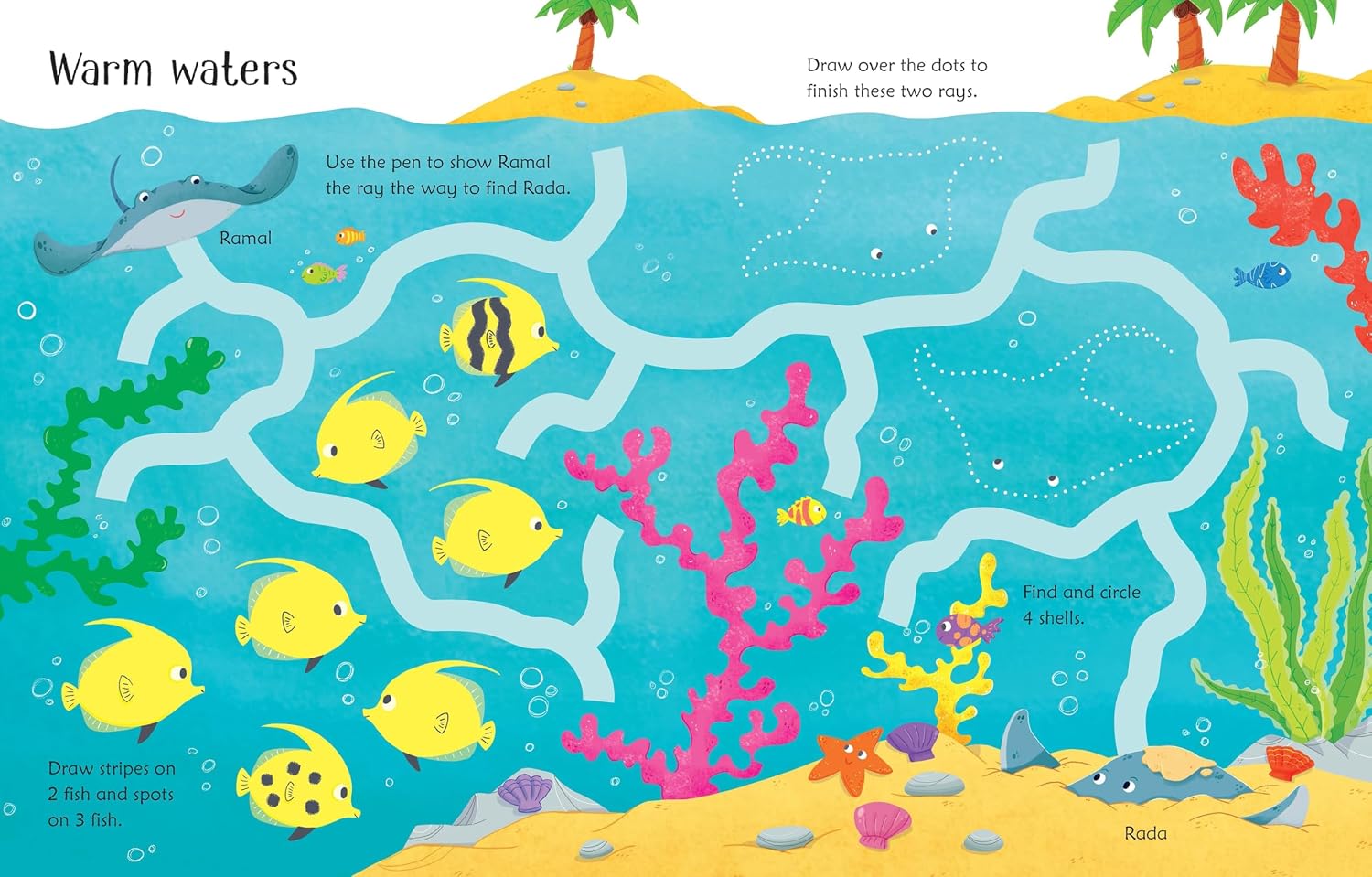 Wipe-Clean Under the Sea Activities