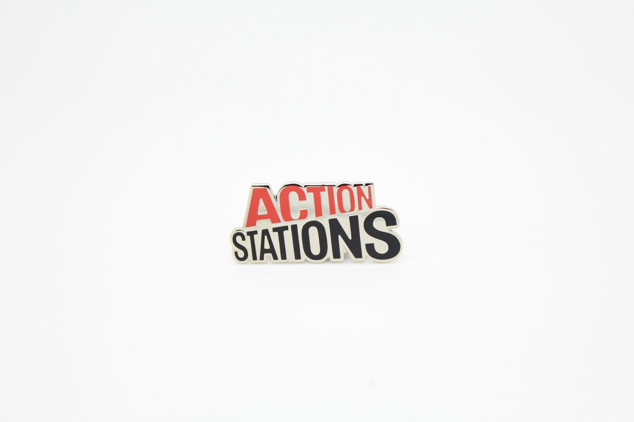Lapel Pin - Action Stations