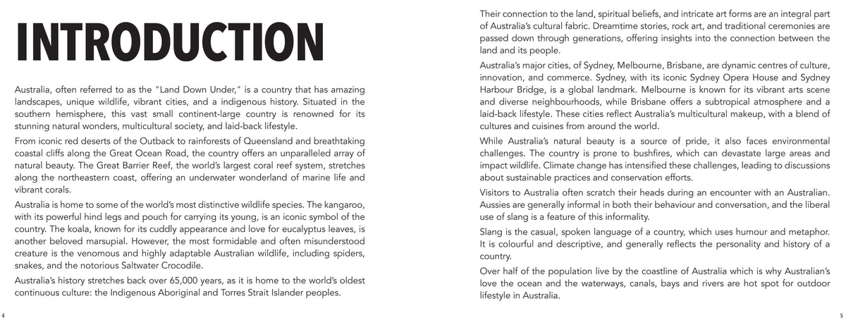 Australia: A Beautiful Continent