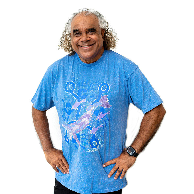 T-shirt - Adult Whale Blue Small