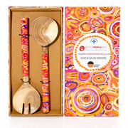 Acacia Salad Servers Boxed CVA714 Cedric Varcoe