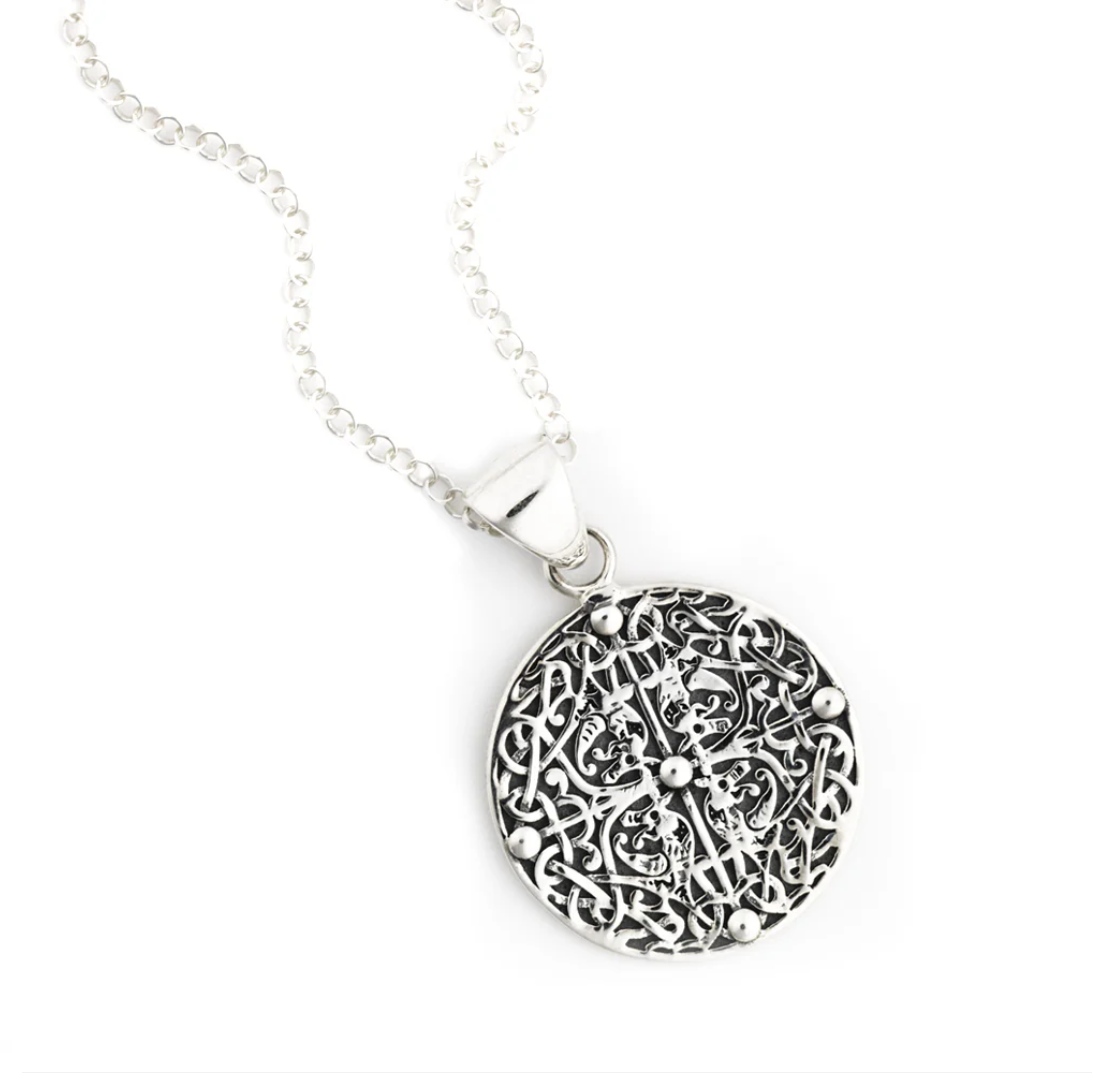 The Galloway Hoard Pendant - Animal Heads Silver