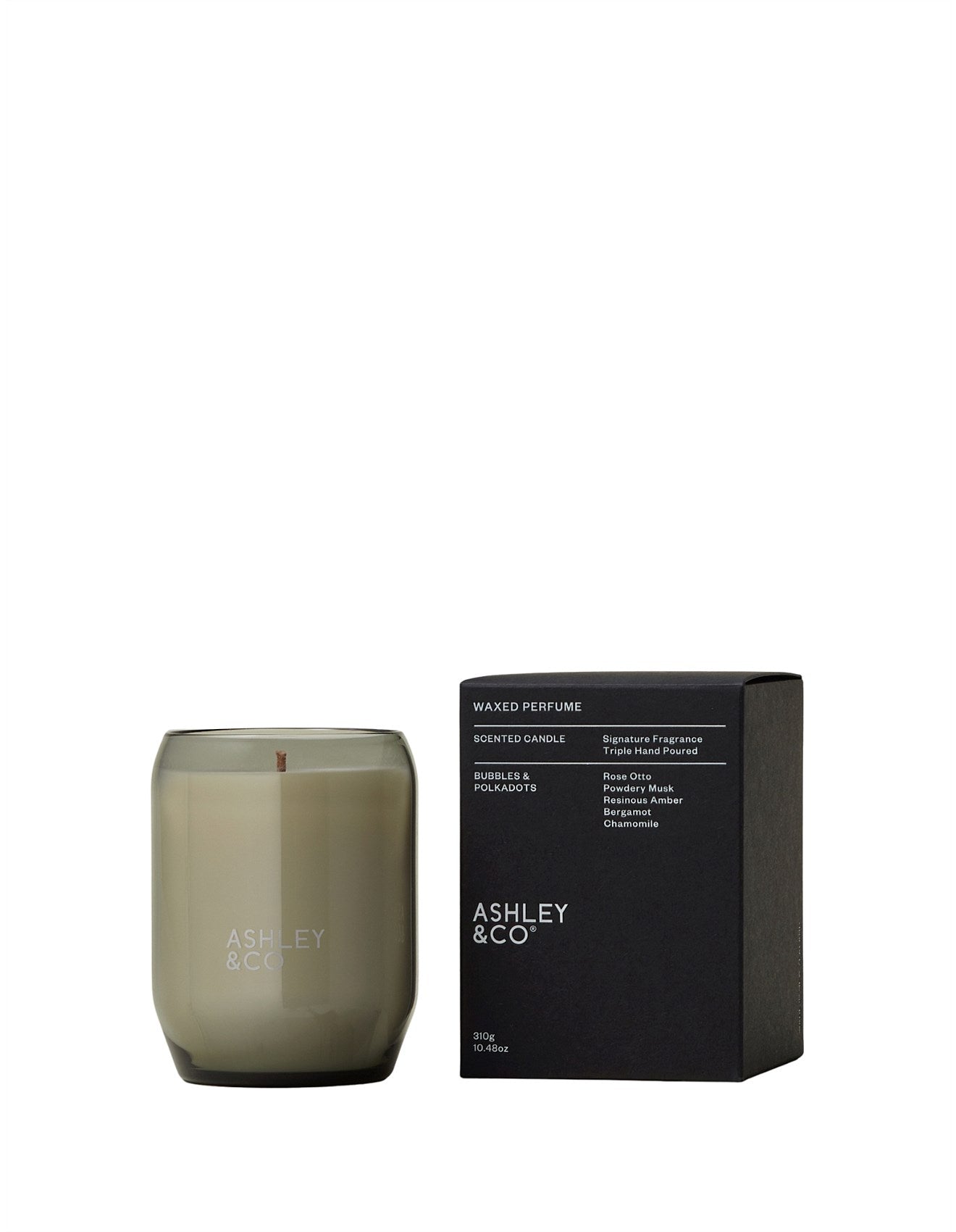 Ashley & Co Waxed Perfume 310g - Bubbles & Polkadots