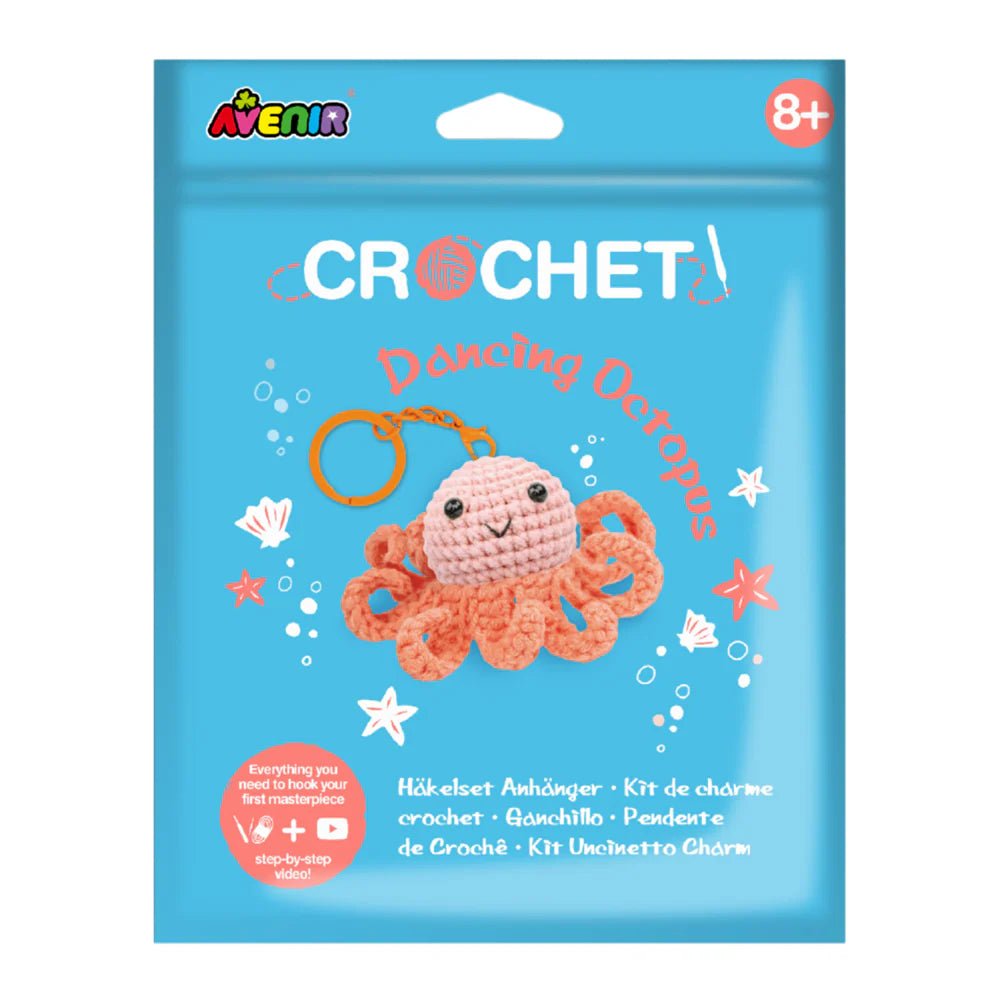 Avenir Crochet Keychain Dancing Octopus