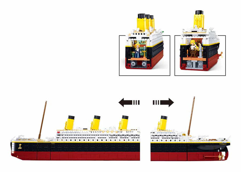 Large Titanic Model Blocks Build