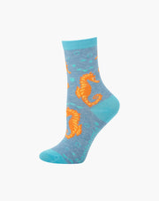 Bamboo Socks - Seahorse - Kids Small