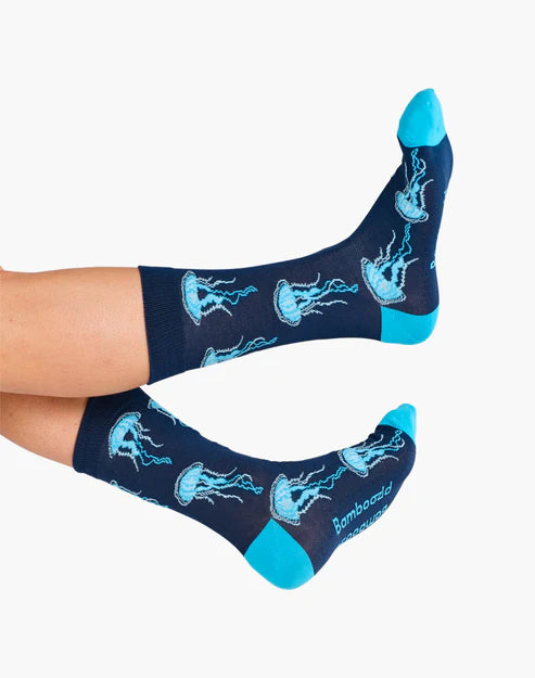 Bamboo Socks - Jellyfish - 7-11