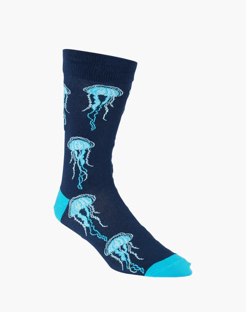 Bamboo Socks - Jellyfish - 7-11