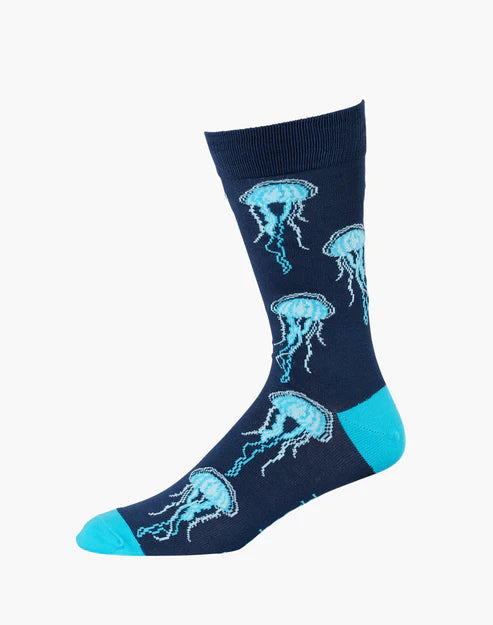 Bamboo Socks - Jellyfish - 7-11