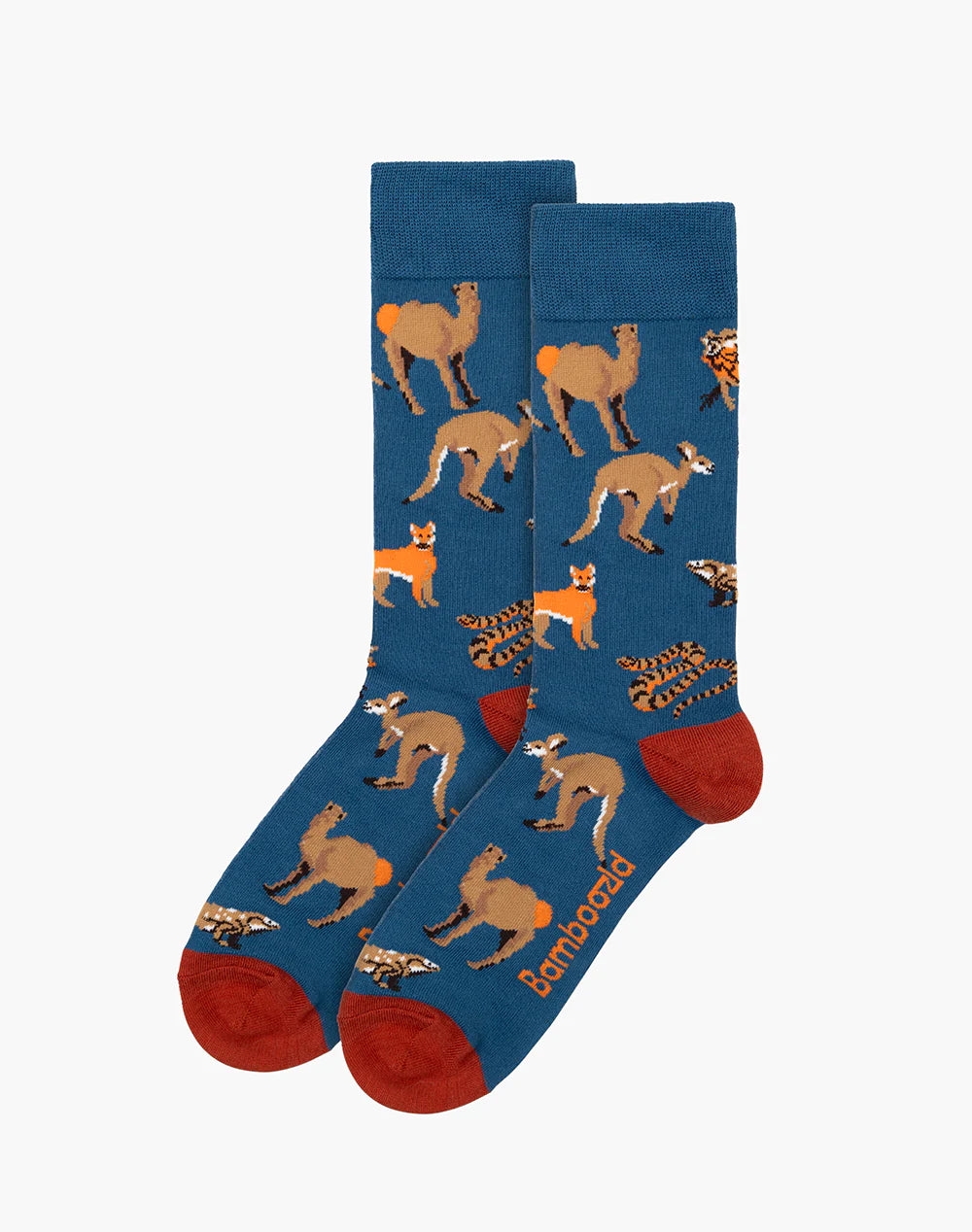 Bamboo Socks -  Outback Animals - 7-11