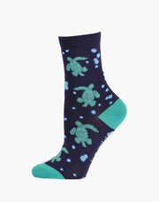 Bamboo Socks - Sea Turtle - Kids Small