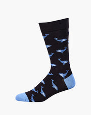 Bamboo Socks - Whale - 7-11