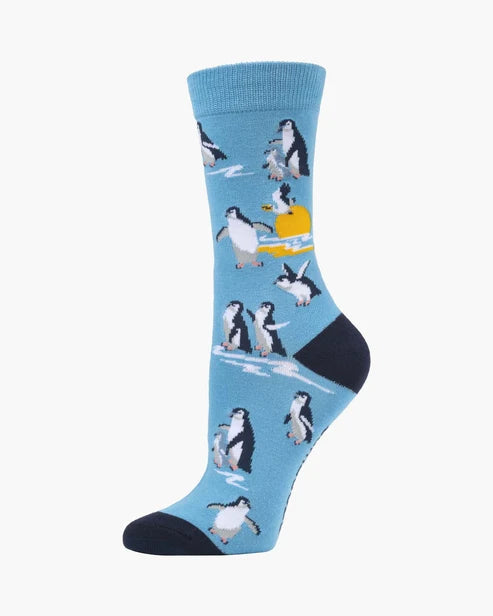 Bamboo Socks - Sunset Penguins 2-8