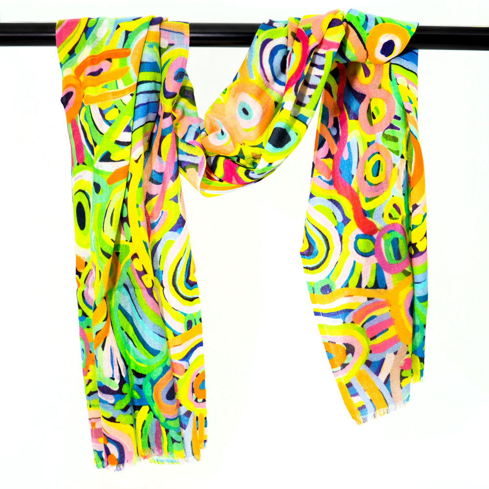 Wool & Silk Scarf - Cedric Varcoe CVA733