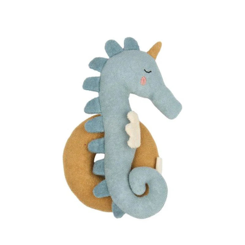 Baby Fabric Rattle - Seahorse