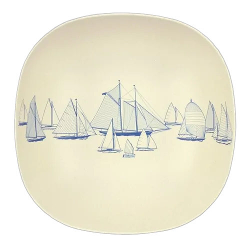 Bamboo Salad Bowl 23cm - Nautigo 'Sail Away'